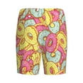 thumbnail image 5 of Easygdp Pink Donut and Blue Men's Short Pajama Pants, Sleep Shorts, Household Pants, Casual Pants with Pockets - X-Large, 5 of 9
