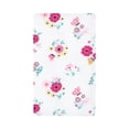 thumbnail image 3 of Hudson Baby Infant Girl Cotton Flannel Burp Cloths, Butterfly Floral 10-Pack, One Size, 3 of 7