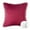 Dark Red, variant on Phantoscope Velvet Series Pom Pom Square Decorative Throw Pillow, 20" x 20", Navy, 1 Pack