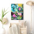 thumbnail image 4 of Cuadros Decorativos 5D bricolaje taladro completo forma redonda Lotus Rhinestone diamante dibujo decoración del hogar Ndcxsfigh Nuevos Originales, 4 of 9