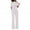 White, variant on Green Womens Jumpsuits Women's Solid Off Shoulder Short Sleeve with Belt Slim Jumpsuit Overalls for Women