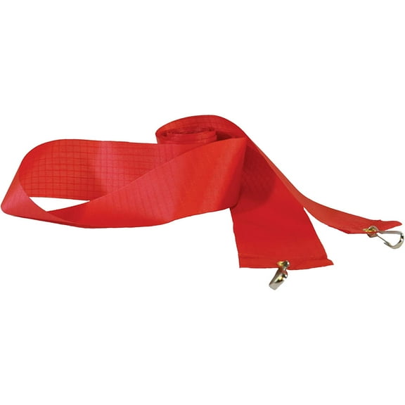 In the Breeze 3439 — 20' Continuous Kite Tail, Red — Colorful Kite Accessory