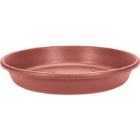 The HC Companies 8.5" Round Prima Plastic Plant Saucer - Indoor Outdoor Plant Trays for Pots - 8.90"x8.90"x1.02" in Clay Clay 8.5"