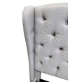 thumbnail image 2 of Best Master Frances Solid Wood/Fabric Upholstery Queen Platform Bed in Gray, 2 of 4