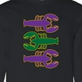 thumbnail image 4 of Inktastic Mardi Gras Celebration Funny Crawfish Long Sleeve T-Shirt, 4 of 5