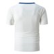 thumbnail image 5 of Camiseta de manga corta con cuello en V y canalé liso para hombre - Verano informal, mezcla de poliéster, vacaciones/oficina - Tallas S-XXXL, 5 of 8