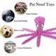 thumbnail image 2 of Juguetes de pulpo chillones para perros: juguete de peluche sin relleno con papel arrugado sonoro y chirriador en el interior para la dentición de cachorros, juguetes interactivos duraderos para, 2 of 5