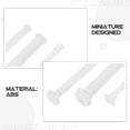 thumbnail image 3 of EXHUMKY 6Pcs Lightweight White Plastic Roman Column Figurines for Craft Decor, 3 of 8