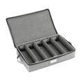 thumbnail image 3 of Caja de almacenamiento de cubiertos con divisores ajustables y asas de transporte, contenedor para utensilios, estuche para guardar utensilios,, 3 of 9