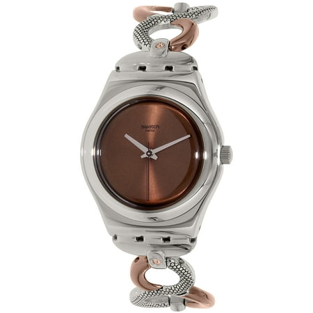 Swatch Women's Irony YLS183G Silver Stainless-Steel Quartz Fashion Watch