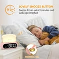 thumbnail image 4 of Cute Digital Clock for Bedrooms, Kids Alarm Clocks with Night Light Lamp, 10 Alarm Tones, Adjustable Brightness, Nap Timer, Snooze, Power-off Memory, Bedside Clocks, 4 of 6