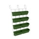 thumbnail image 4 of Maceta vertical para colgar en la pared, soporte para plantas para jardín, interior y exterior. Verde oscuro, 4 of 9