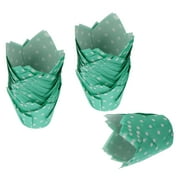 100pcs Tulip Cupcake Baking Cups Muffin Baking Liners Holders Cupcake Wrappers