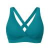 Xucatan Women's Solid Color Bikini Top with Removable Pads and Slimming Fit, Modest Swimsuit Top for Beach Pool Vacation Gift