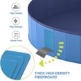 thumbnail image 4 of Niubya Foldable Dog Swimming Pool, Collapsible Hard Plastic, Portable Bath Tub for Pets Dogs and Cats, Pet Wading Pool for Indoor and Outdoor, 79x 12 Inches, 4 of 7