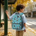 thumbnail image 6 of Bernese Mountain Dog and Floral 17" School Backpacks for Teens,Waterproof Oxford Fabric,S-Shape Padded Straps for School,Travel,Hiking,Camping, 6 of 6