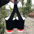 thumbnail image 6 of Double Cup Holder 2025 - Canvas Beverage Carrier for Coffee and Tea Drinks - Hands-Free Double Cup Holder for Sports Camping Outdoor Activities - Portable Cup Sleeve Bag for Travel Black, 6 of 6