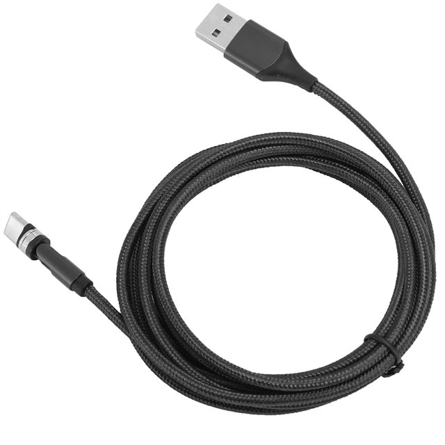 Cable de Carga rápida, Cable de Carga rápida Micro USB, Succión magnética Girar 360 Grados A Prueba de Polvo 3 en 1 Compatible con Todos los teléfonos móviles(Black) Unbranded 2511200064811