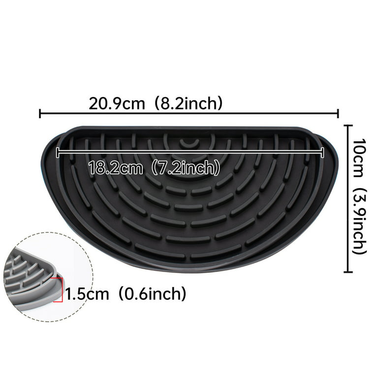 1pc Silicone Water Dispenser Mat/drip Tray For Refrigerator/water Drainage  Plate