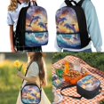 thumbnail image 2 of Jeiento Jumping Dolphin Backpack for Girls Boys 10-12 12-14 School Bag with Lunch Box Pencil Case Middle High Bookbag Back Pack Purse Elementary Schoolbags Daypack Back To School, 2 of 7