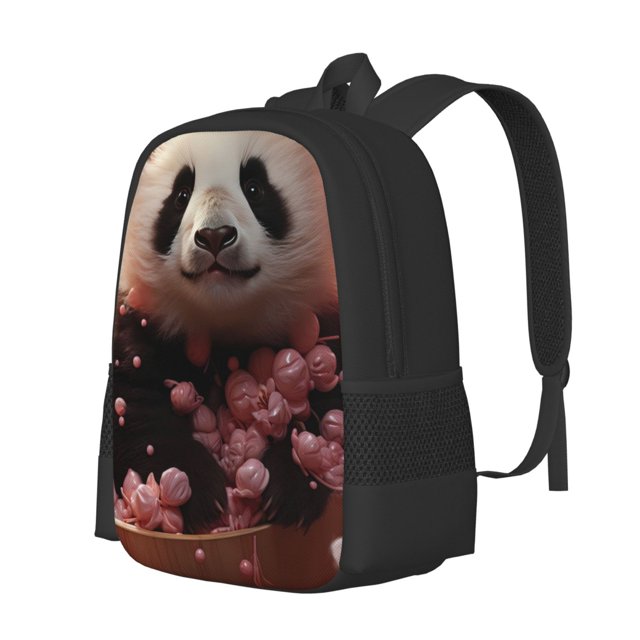 Fotbe Cute Cloud Panda Mochila para Hombre y Mujer - Tela Oxford 600D Resistente - Mochila Impermeable de Gran Capacidad para Escuela, Viajes y Senderismo