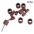 thumbnail image 4 of Raindrops 14-Pcs Sanding Drum Bands Set Abrasive Belt for Pet Nail Drill Rotary Tools, 4 of 7