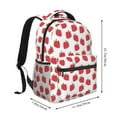 thumbnail image 2 of Fotbe Cartoon Strawberry Pattern Casual Backpack for School, Travel, and Outdoor Activities - Durable, Lightweight, and Comfortable, 2 of 5