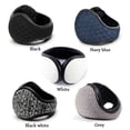 thumbnail image 2 of Men Women Cosy Fluffy Casual Earflaps Warm Ear Muffs Plush Ear Warmer WHITE, 2 of 8