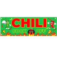 thumbnail image 1 of SURJDE Chili Cook Off Banner, Chili Banner Sign (180cm x 60cm GreenA), 1 of 7