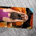 thumbnail image 5 of Pumpkin Gym Towel with Storage Bag, 72.8"x26.8", Suitable for Yoga, Pilates, Fitness, Hot Yoga Towel, Yoga Mat Towel, Yoga Towels, 5 of 6