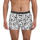 thumbnail image 1 of Balery Black Footprints Calzoncillos bóxer para hombre, ropa interior de algodón suave y transpirable con cinturilla de nailon-Small, 1 of 5