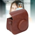 thumbnail image 4 of Instant Étui de Protection pour Appareil Photo, Housse en Cuir PU avec Sangle Amovible et Réglable, Étui de Protection Rétro Imperméable et Résistant aux Rayures pour Mini SE 7 Plus, 4 of 7