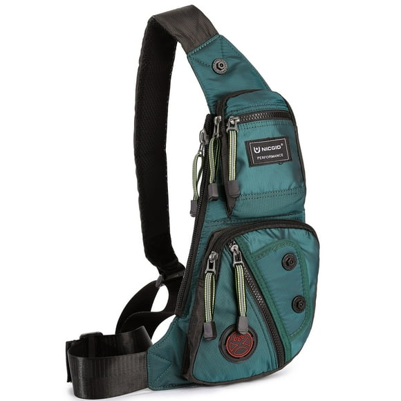Bandolera NICGID, mochila de hombro y pecho de nailon resistente al agua