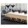 thumbnail image 2 of Alcas 018/3N Rectangular Medoro Plastic Tray 5.91" x 13.98" x 0.31" High with Black Top and Black Bottom - 5 Pieces, 2 of 2