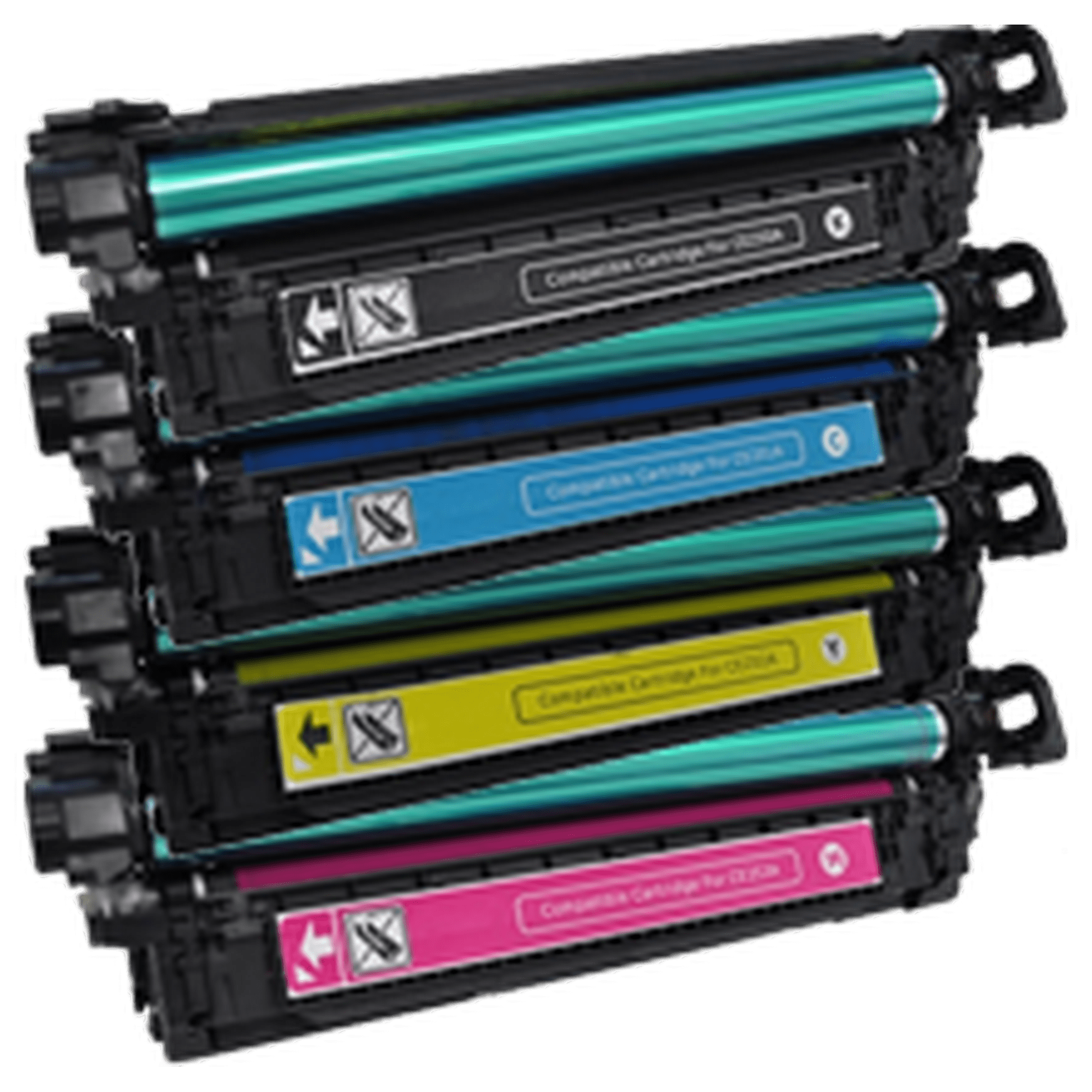 Zoomtoner Compatible HP Color laserJet CP3525 HP CP3525 laser Toner Cartridge Black Cyan Yellow Magenta (Black High Yield) | Walmart Canada