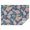 Blue Paisley and, variant on Blue Paisley and Floral Pattern Rectangle Tablecloth 60"x84",Waterproof Polyester Rectangle Table Cloth, Wipeable Spillproof Polyester Tablecloth for Dining, Camping, Indoor and Outdoor