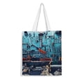 thumbnail image 1 of Herramientas Bolso de tela con estampado de lienzo para mujer, bolsa de compras reutilizable y estética, con cremallera interior, regalo para mujer,40*40cm., 1 of 6