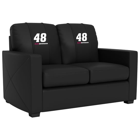 Silver Loveseat with Alex Bowman #48 with Name Rail Logo