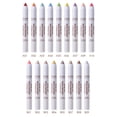 thumbnail image 6 of Dual Texture Matte Shimmer Eyeshadow Stick by Julystar, 17 Multi Tone Shades Silky Smooth Non-Caking Transfer Proof Long Wear Multi-Use Eye Crayon All Skin Tones, 6 of 9