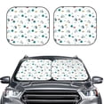 thumbnail image 2 of Daiia Cartoon House Car 2PCS Car Windshield Sun Shade, Foldable Sun Shield for Car Front Window, Auto Sun Blocker Visor Protector Universal for Truck SUV Pickup-Large, 2 of 7