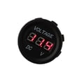 thumbnail image 2 of Voltage Meter Voltmeter Digital Voltmeter Led Voltmeter Car Voltage Meter Universale 12 - 24V Impermeabile Digitale Voltometro Rosso LED Per Auto Moto, 2 of 5