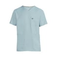 thumbnail image 4 of ClimateRight by Cuddl Duds Men's Woven Twill V-Neck Scrub Top, 4 of 5