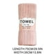 thumbnail image 3 of Toallas de terciopelo, toallas absorbentes de rayas gruesas, toallas faciales de rayas de colores, toallas de baño, 3 of 5
