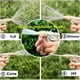 thumbnail image 5 of Scienceny Rociador de agua para jardín, manguera de riego de Metal con 4 conectores, boquilla para césped, aspersor, ducha para mascotas, limpieza de Artesanía Scienceny TO012109-00B, 5 of 6