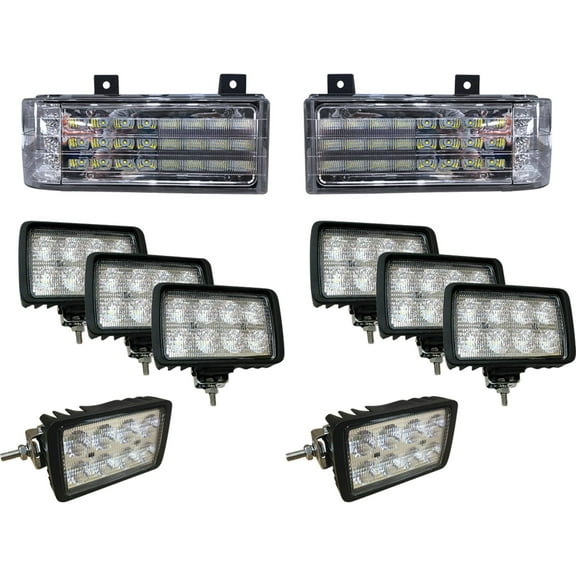 Tiger Lights 12V Complete LED Light Kit FNHKit-1 Flood/Spot Combo Off-Road Light