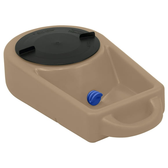 Dakota 283 Dine N Dash Large On-the-Go Travel Feeding System w/Lid, Coyote Tan
