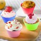 thumbnail image 4 of 12x Muffin Cupcake Liner Moldes de cocina para hornear de silicona Herramienta de decoración de pasteles Ndcxsfigh Libre de BPA, 4 of 8