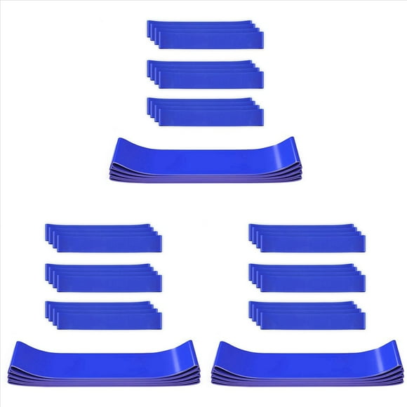 Paquete de 48 Bandas para Sillas para Niños con Pies Inquietos, Herramientas para el TDAH para Niños, Bandas para Sillas para Mejorar el Enfoque, Azul