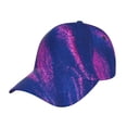 thumbnail image 6 of Lsque Neon Gradient Blue Baseball Cap Trucker Low Profile Hat Golf Dad Hat Adjustable Original Classic Unconstructed Plain Cap Men Women, 6 of 9