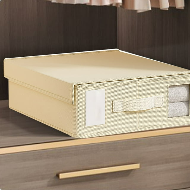 Home Textile Storage Non Woven Bedsheet Clothing Fabric Four Piece Wardrobe Blanket Quilt Cover Organizer